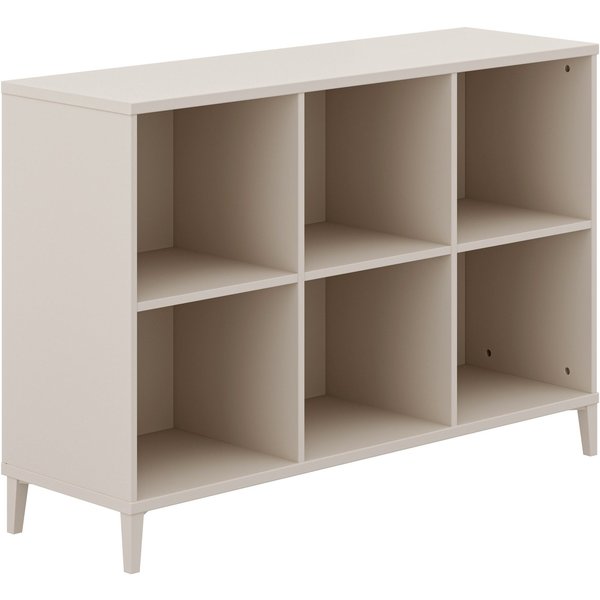 YUNY by PAIDI Sideboard SISTER LOU mit 6 offenen Fächern, Breite 123 cm, stabiles und langlebiges Regal in Beige, geprüfte Qualität