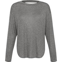 YVETTE Damen Shirt Longsleeve Vali, Größe M in Grau