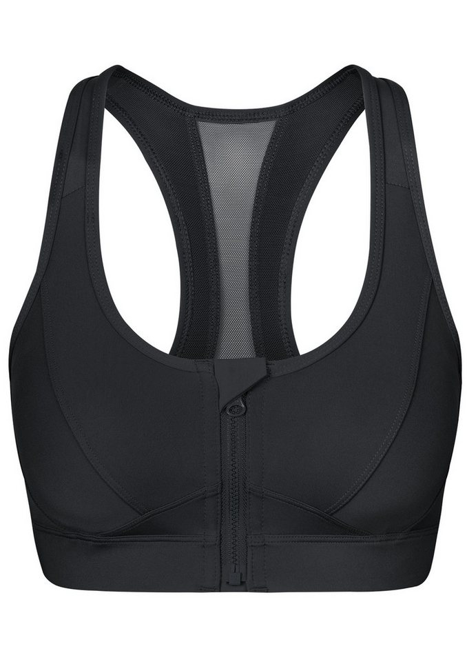 Yvette Sport-BH mit Vorderverschluss, Starker halt, Mesh Ringerrücken,Gepolstert E100085A – Bild 2 von 5