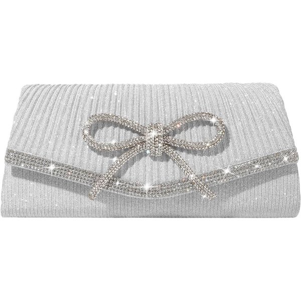 Zaewry Abendtasche Glitzer Abendtasche, Elegante Envelope Tasche Kettentasche, Schultertaschen für Hochzeit Party Freizeit Date