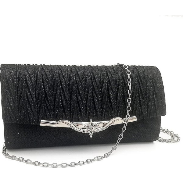 Zaewry Abendtasche Glitzer Abendtasche, Elegante Envelope Tasche Kettentasche, Schultertaschen für Hochzeit Party Freizeit Date