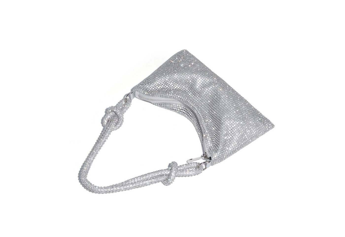 Zaewry Abendtasche Glitzernde Strass-Abendtasche, Clutch für Damen, elegante, kleine Handtasche für besondere Anlässe – Bild 5 von 5