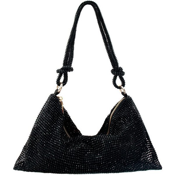 Zaewry Abendtasche Glitzernde Strass-Abendtasche, Clutch für Damen, elegante, kleine Handtasche für besondere Anlässe