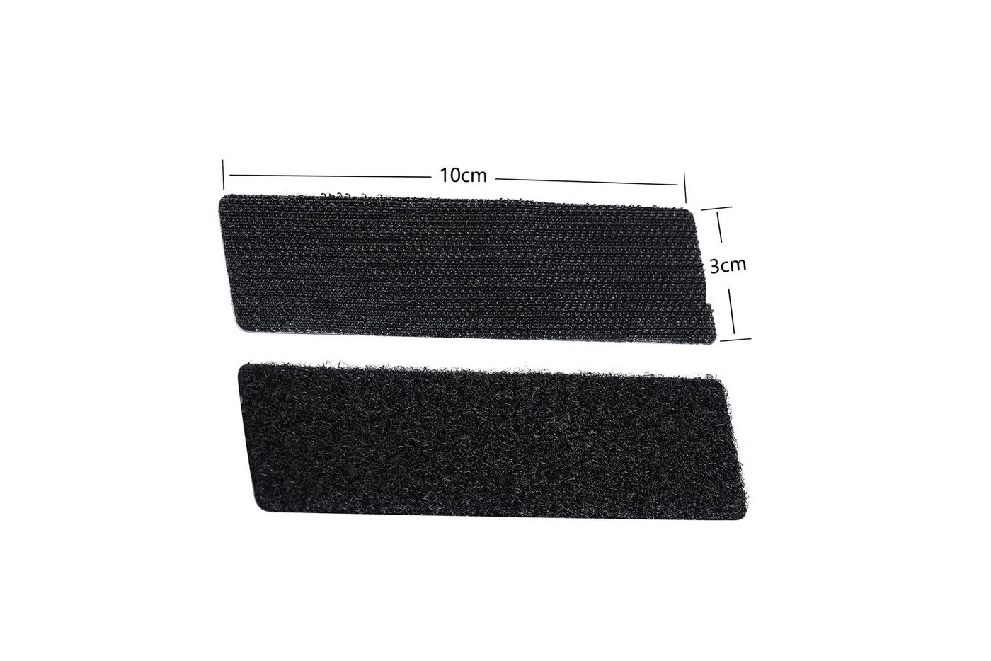 Zaewry Klettband Klettband Selbstklebend Extra Stark, Doppelseitig Klebende, (30-St), Breit Selbstklebendes Klebepad Flauschband und Hakenband – Bild 4 von 5