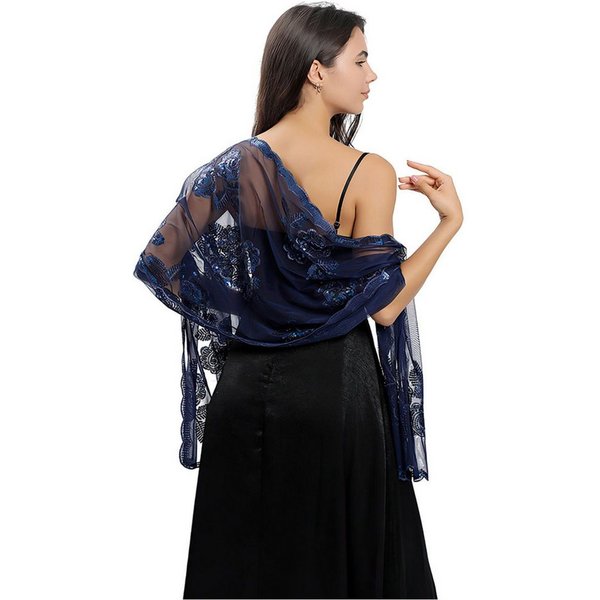 Zaewry Modeschal Elegante Damen-Stola, leichter Schal für Abendkleider