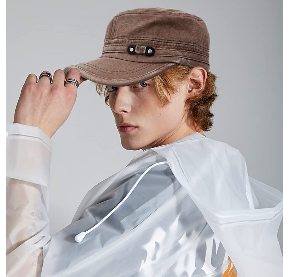 Zaewry Schirmmütze Unisex, verstellbare flache Kappe, Outdoorhut Newsboy Gatsby Cap Kappe / Mütze / Hut – Bild 3 von 5