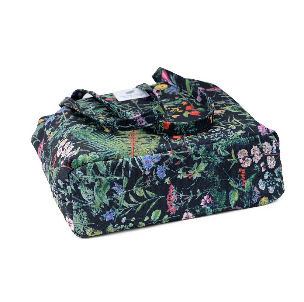 Zaewry Schultertasche Handtasche,Cord Tote, Canvas-Schultertaschen für Damen, Blümchentasche, Crossbody Mode Retro große Tasche, mit Innenfach für Arbeit,Reisen – Bild 4 von 5