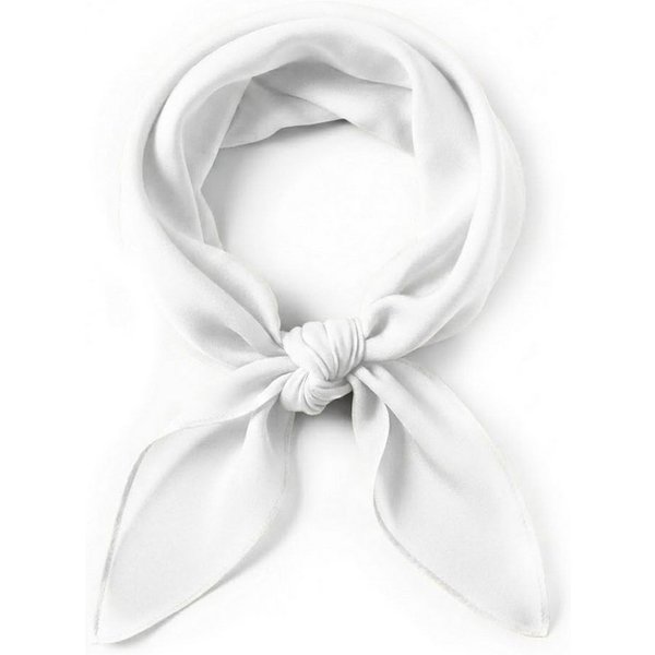 Zaewry Seidentuch Damen Nickituch Chiffon in einfarbig Uni - Leichtes zartes Halstuch, 65 x 65 cm