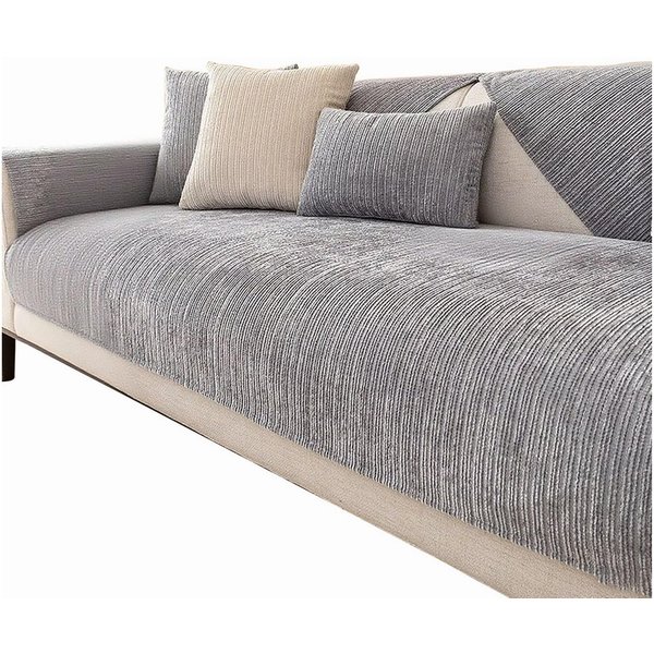 Zaewry Sofaschoner Sofa Überzug rutschfeste, Universal Sofaschoner 1 2 3 4 Sitzer, Waschbar Sofabezug Sofaüberwurf, Weiche Couchüberzug Überwurfdecken