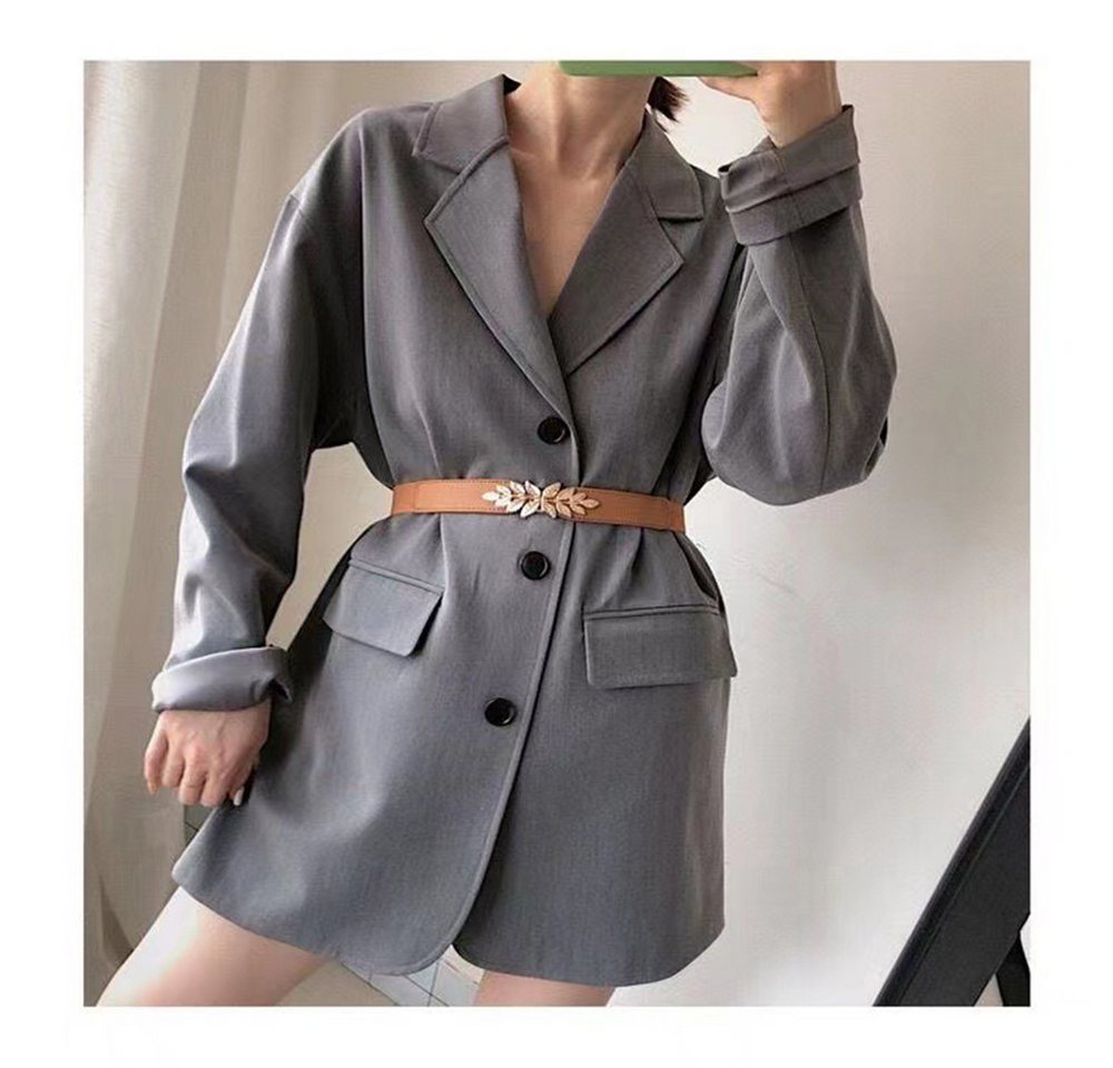 Zaewry Taillengürtel 3 Stücke Elastischer Taillengürtel für Damen Vintage Breiter Gürtel für Kleid – Bild 4 von 5