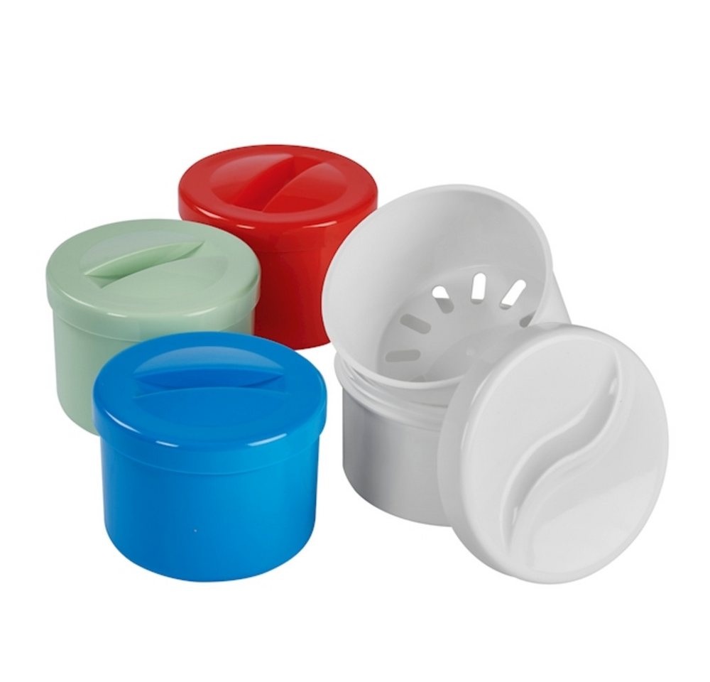 DocMed Zahndose DocMed Zahnprothesendose (Packung, 1 St., 1-tlg Prothesendose, Bruchsichere Zahndose), Autoklavierbare Prothesendose – Bild 2 von 4