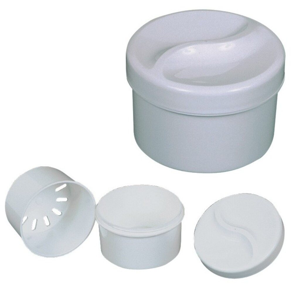 DocMed Zahndose DocMed Zahnprothesendose (Packung, 1 St., 1-tlg Prothesendose, Bruchsichere Zahndose), Autoklavierbare Prothesendose – Bild 3 von 4