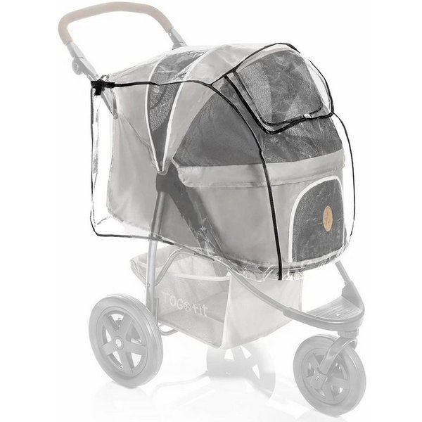 Zamboo Hundebuggy TOGfit, Universal Regenschutz für Hundebuggy Regenverdeck Hundewagen