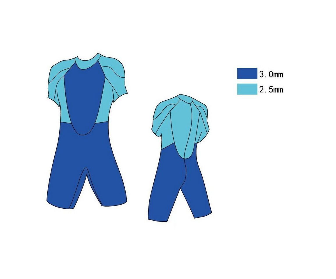 ZAOSU Neoprenanzug Aqua Essential Shorty – Bild 4 von 5