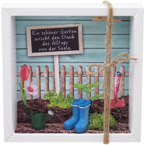 ZauberDeko Geschenkbox Geldgeschenk Garten Blumen Gutschein Gartenzubehör Geschenk