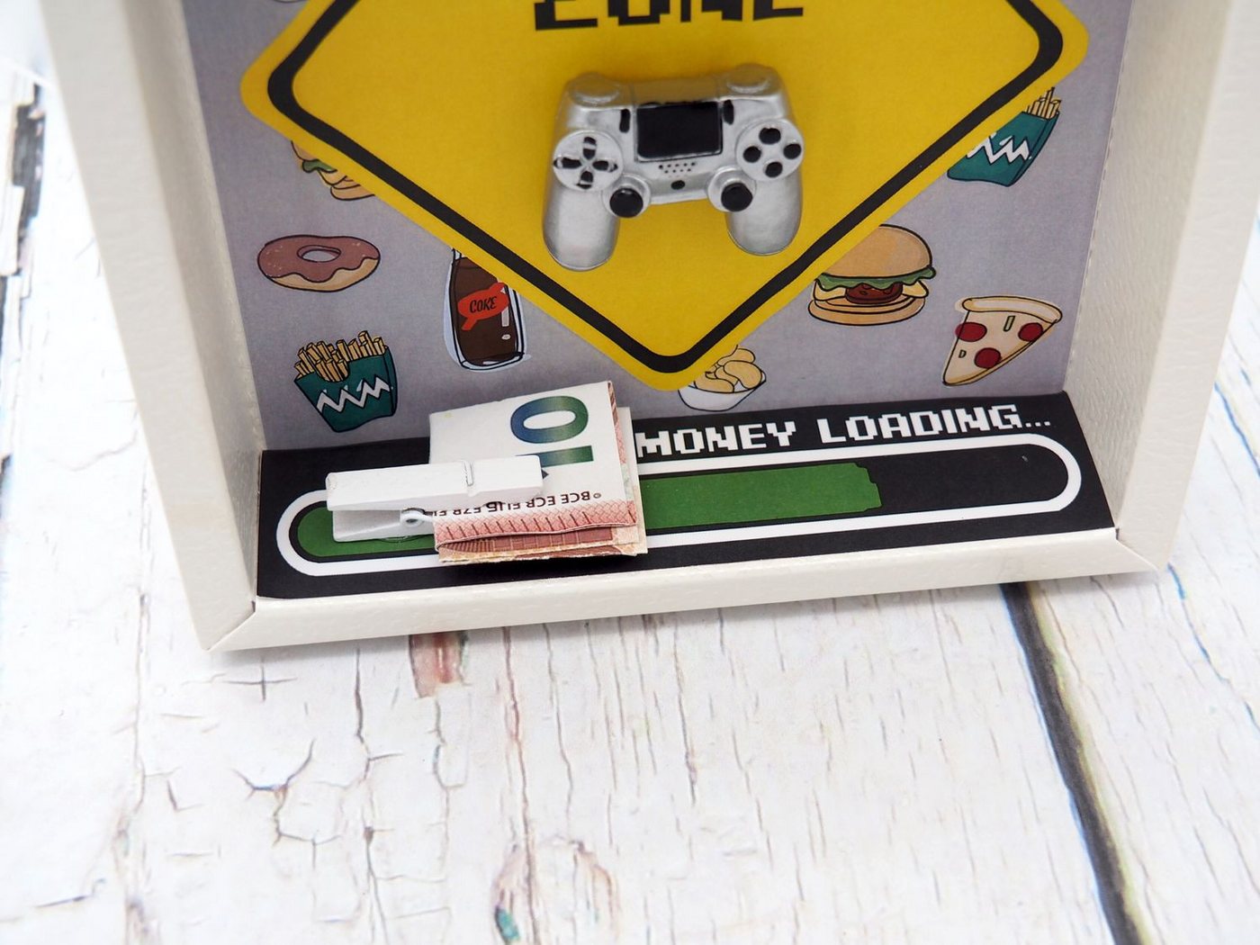 ZauberDeko Geschenkbox Geldgeschenk Verpackung Controller Gamer Konsole Videospiel Geschenk – Bild 3 von 4