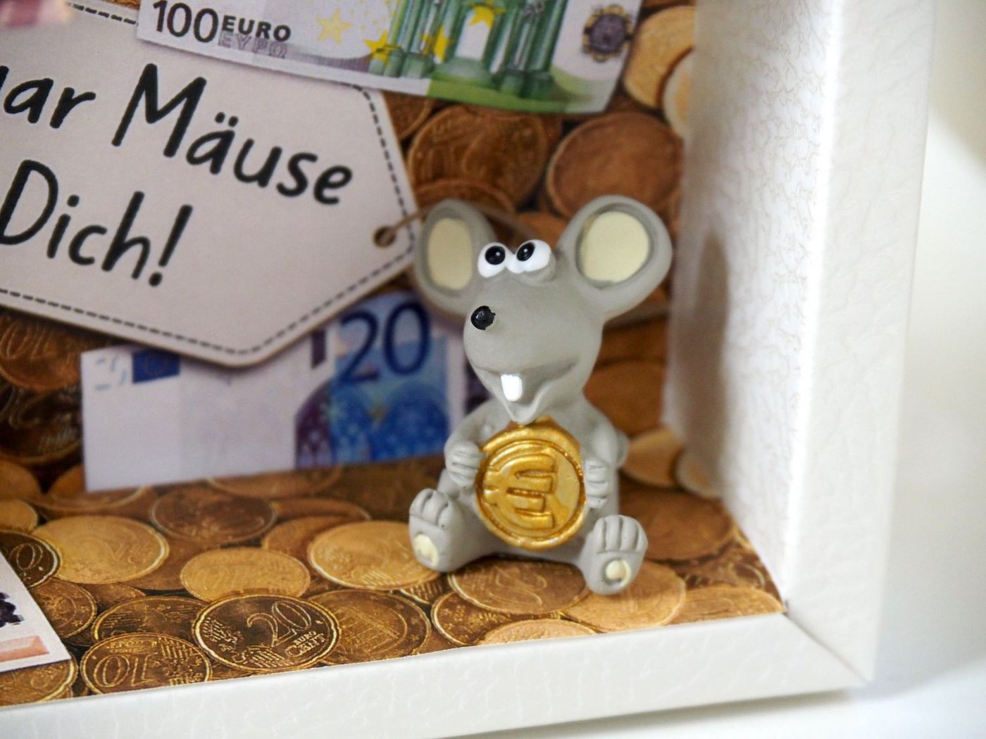 ZauberDeko Geschenkbox Geldgeschenk Verpackung Geldmäuse Mäuse Geld Geburtstag Geschenk – Bild 3 von 4