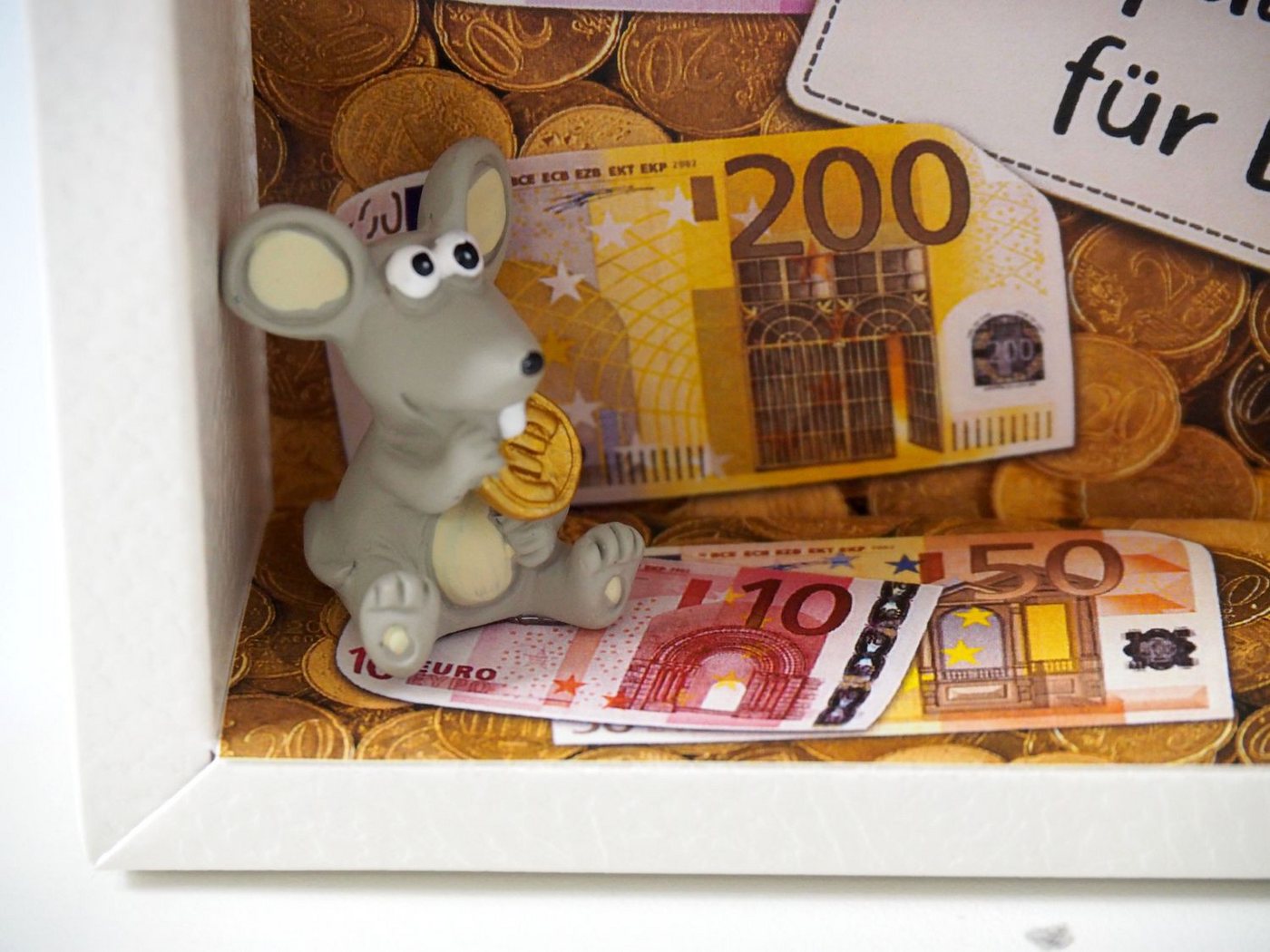 ZauberDeko Geschenkbox Geldgeschenk Verpackung Geldmäuse Mäuse Geld Geburtstag Geschenk – Bild 4 von 4