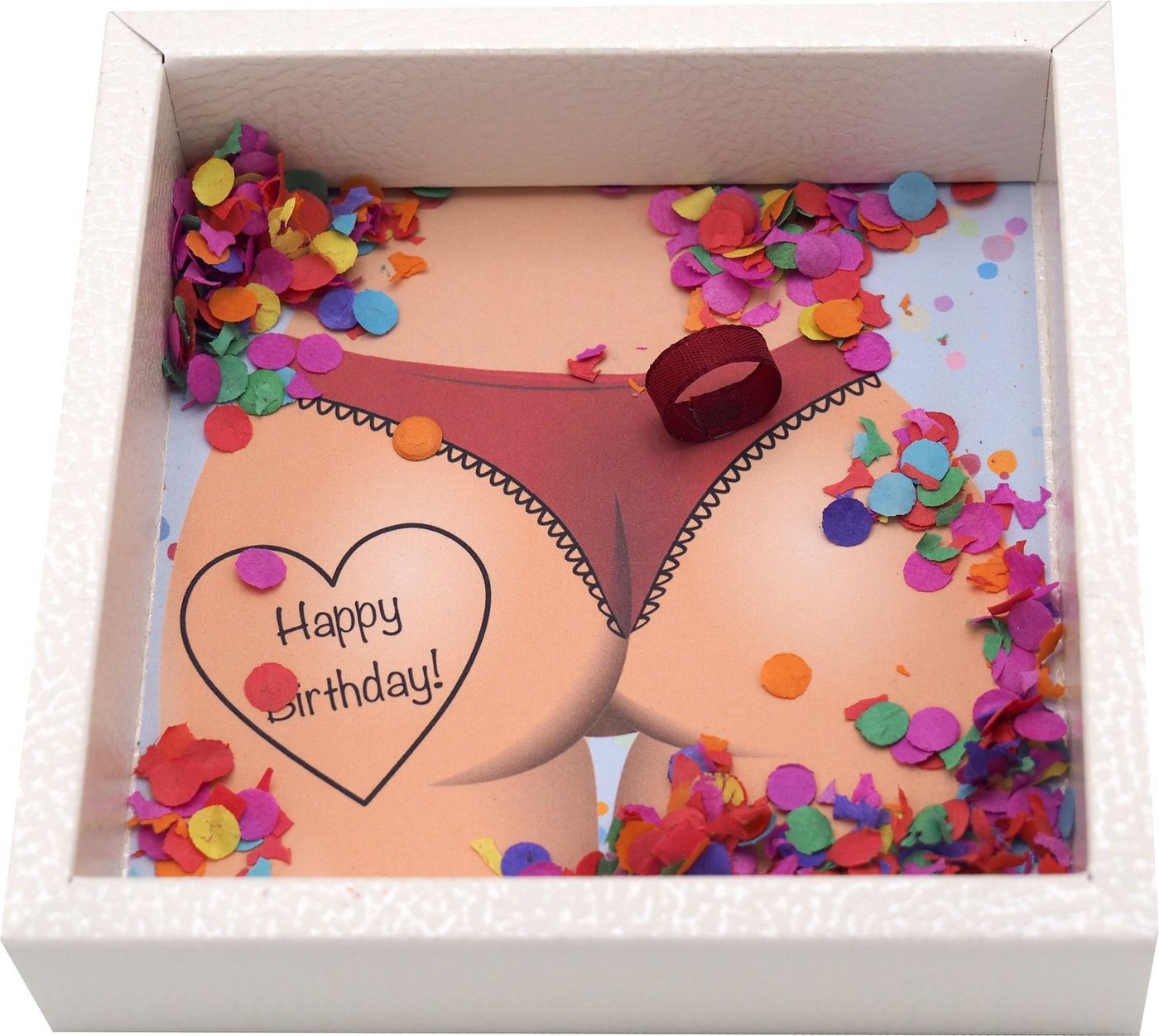 ZauberDeko Geschenkbox Geldgeschenk Verpackung Männer Geburtstag Mann Happy Birthday Konfetti – Bild 2 von 4