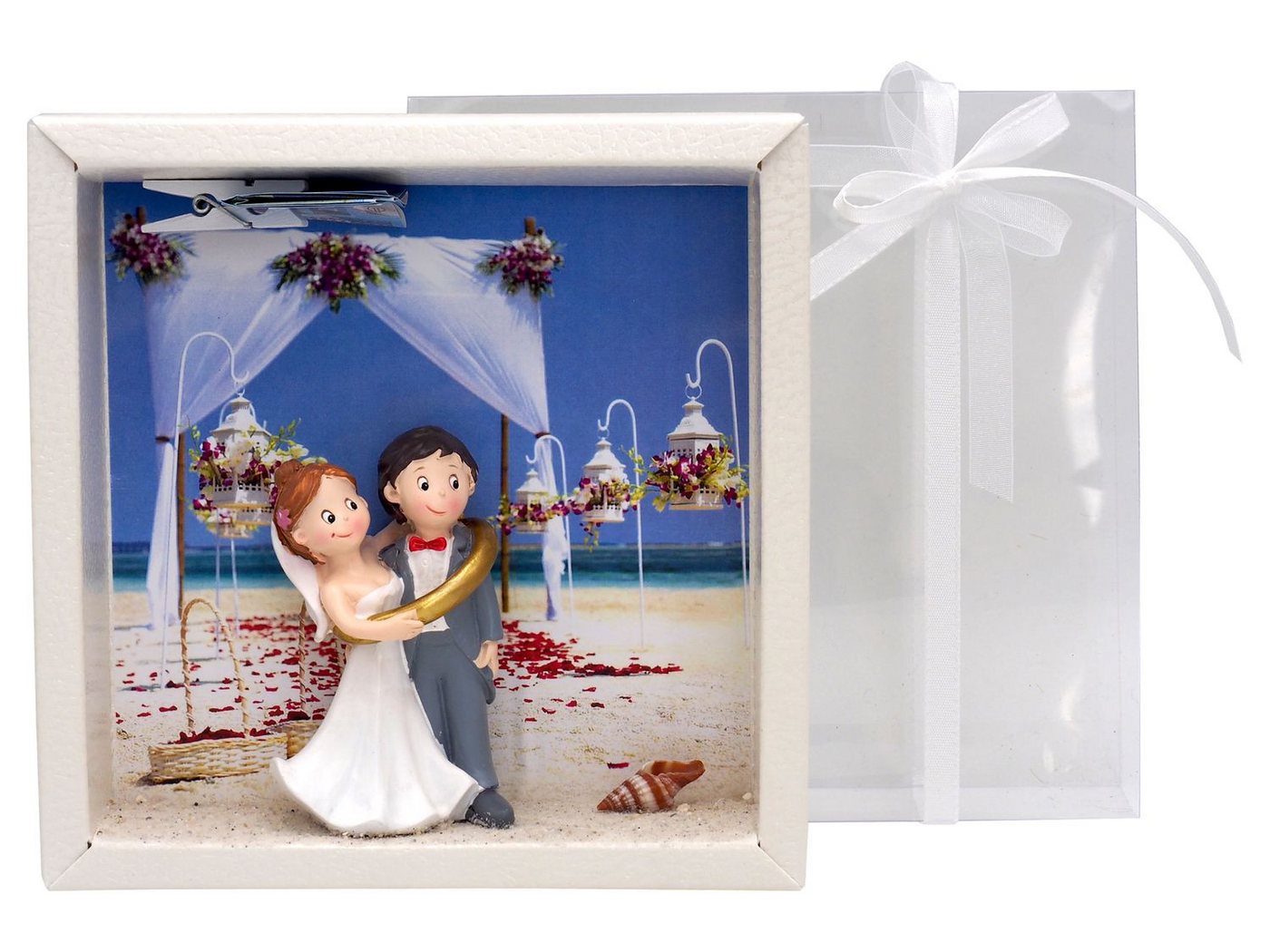 ZauberDeko Geschenkbox Geldgeschenk Verpackung Strandhochzeit Groß Hochzeit Gutschein – Bild 2 von 4
