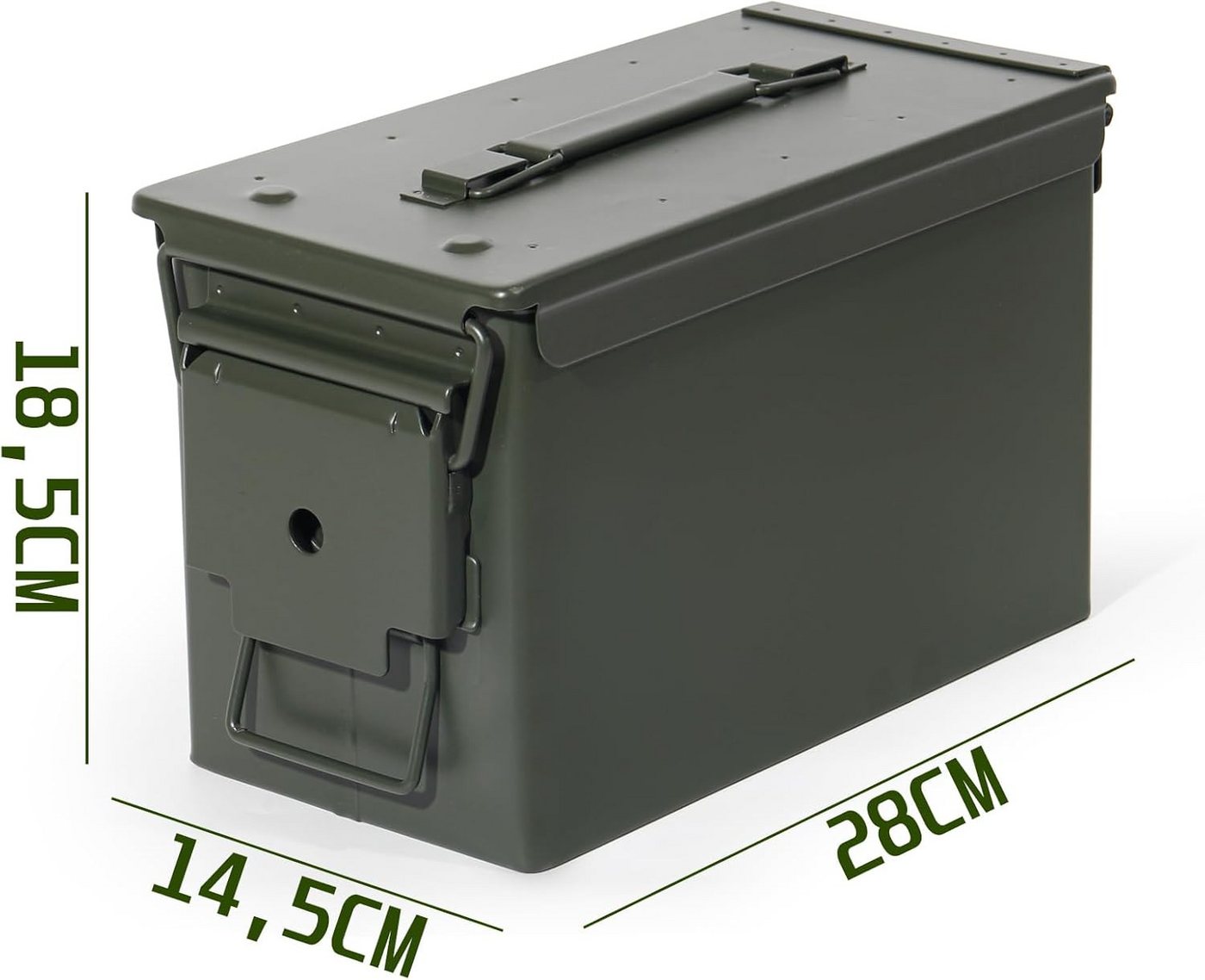 Zedelmaier Aufbewahrungsbox Munitionskiste, Ammo Box, Patronenbox, Aufbewahrungsbox für Lithiumbatterien, Munition – Bild 2 von 5