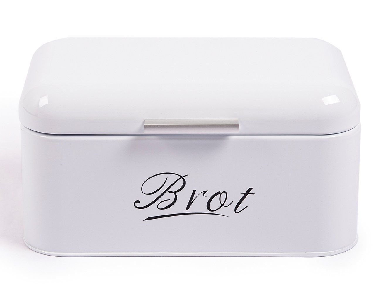 Zedelmaier Brotkasten Brotkasten aus Metall,Brot Lange Aufbewahren,Retro Brot Box mit Deckel, (1-tlg., MBH001&2), Stapelbar Brotaufbewahrungsbox – Bild 4 von 5