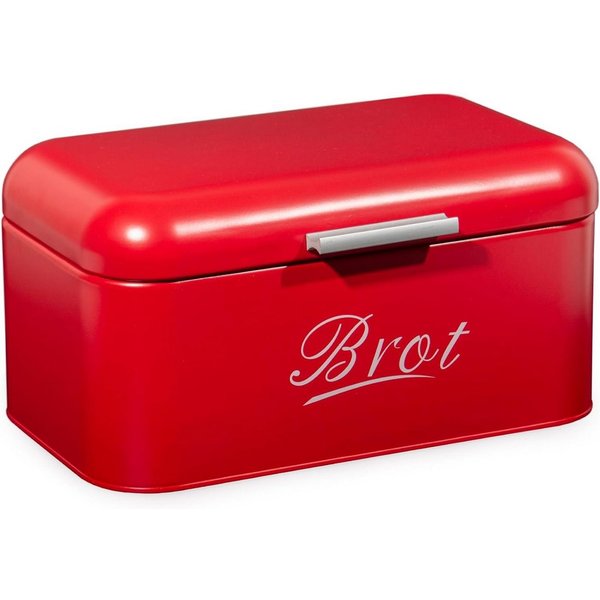 Zedelmaier Brotkasten Brotkasten aus Metall,Brot Lange Aufbewahren,Retro Brot Box mit Deckel, (1-tlg., MBH001&2), Stapelbar Brotaufbewahrungsbox