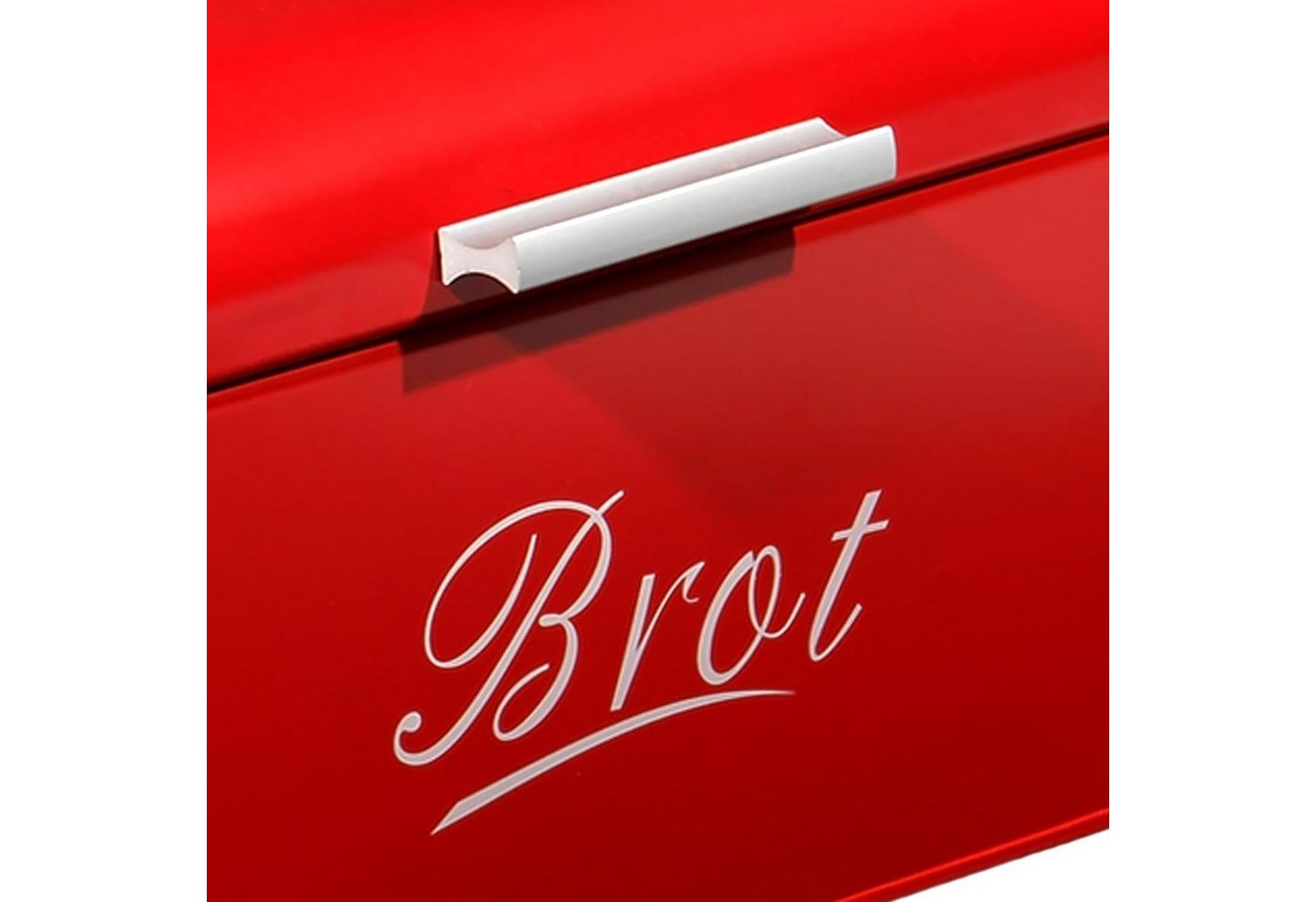 Zedelmaier Brotkasten Brotkasten aus Metall,Brot Lange Aufbewahren,Retro Brot Box mit Deckel, (1-tlg., MBH001&2), Stapelbar Brotaufbewahrungsbox – Bild 3 von 5