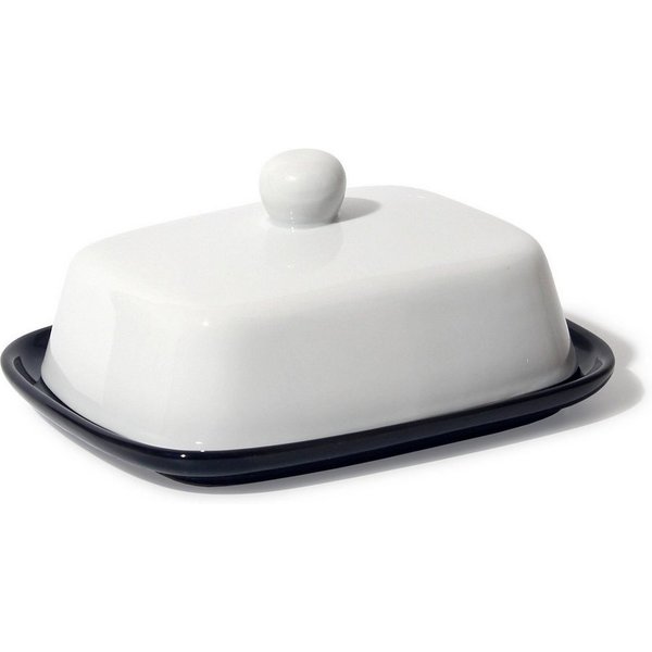 Zedelmaier Butterdose Butterdose aus Keramik,Butterschale Porzellan für Butter(250g), (Set, HYH003), Klimafreundlich, leicht zu reinigen und praktisch