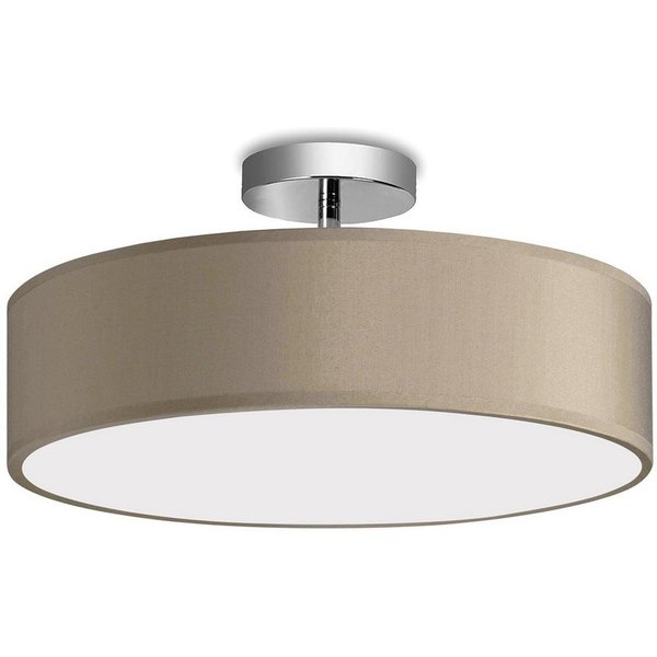 Zedelmaier Lampenschirm Deckenleuchte Deckenlampe mit Stoff, ohne Leuchtmittel, SchirmØ 38 cm, für Wohnzimmer Schlafzimmer Flur