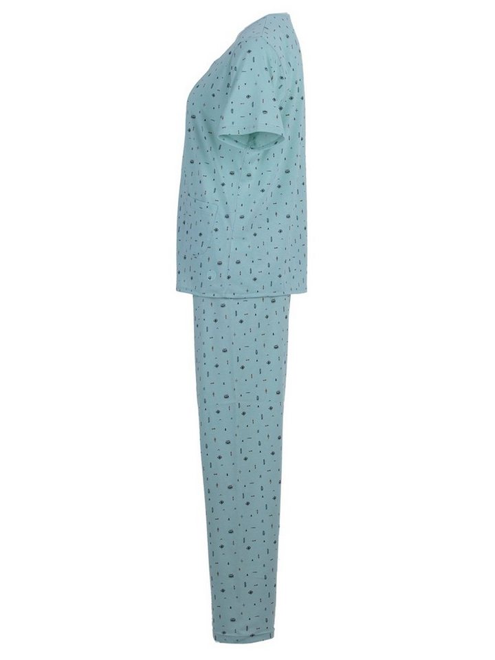 zeitlos Pyjama Auge Kurzarm-Set Schlafanzug – Bild 4 von 5