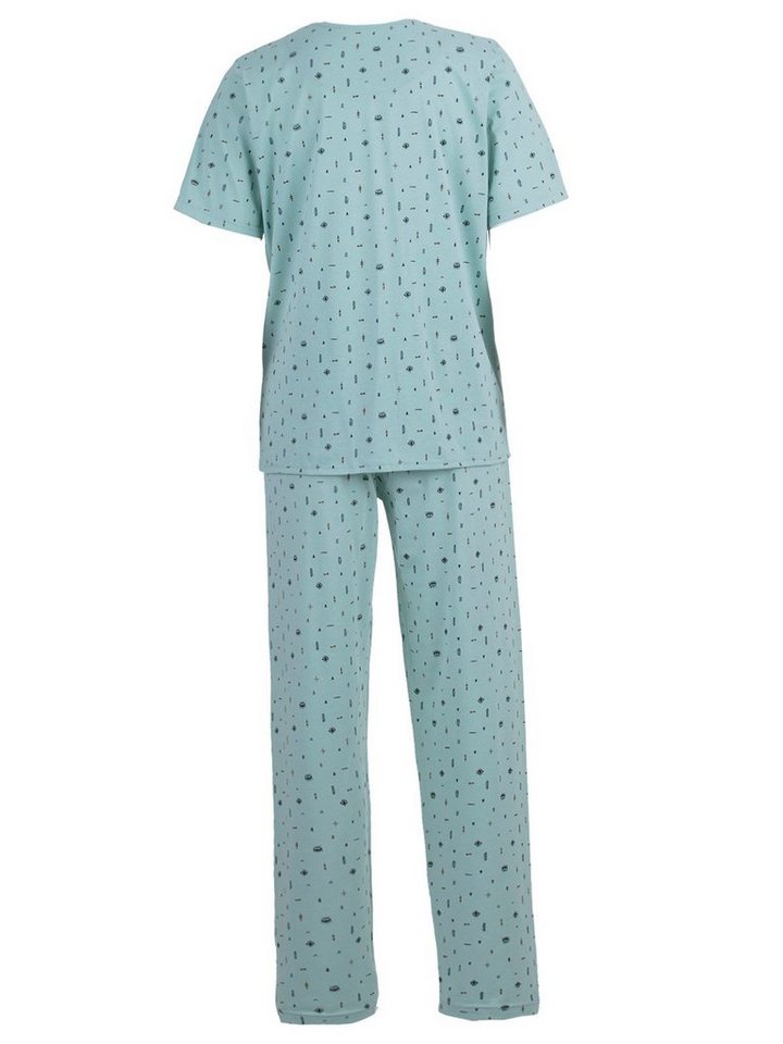zeitlos Pyjama Auge Kurzarm-Set Schlafanzug – Bild 5 von 5