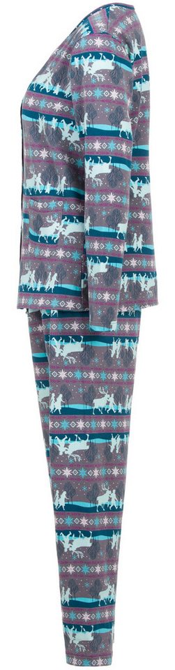 zeitlos Pyjama Wald Thermo-Schlafanzug – Bild 2 von 3