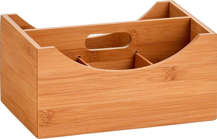 Zeller Present Aufbewahrungsbox, Bambus, praktischer Griff und Einteilung – Bild 2 von 5