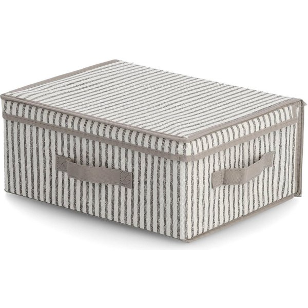 Zeller Present Aufbewahrungsbox Stripes, Vlies, beige