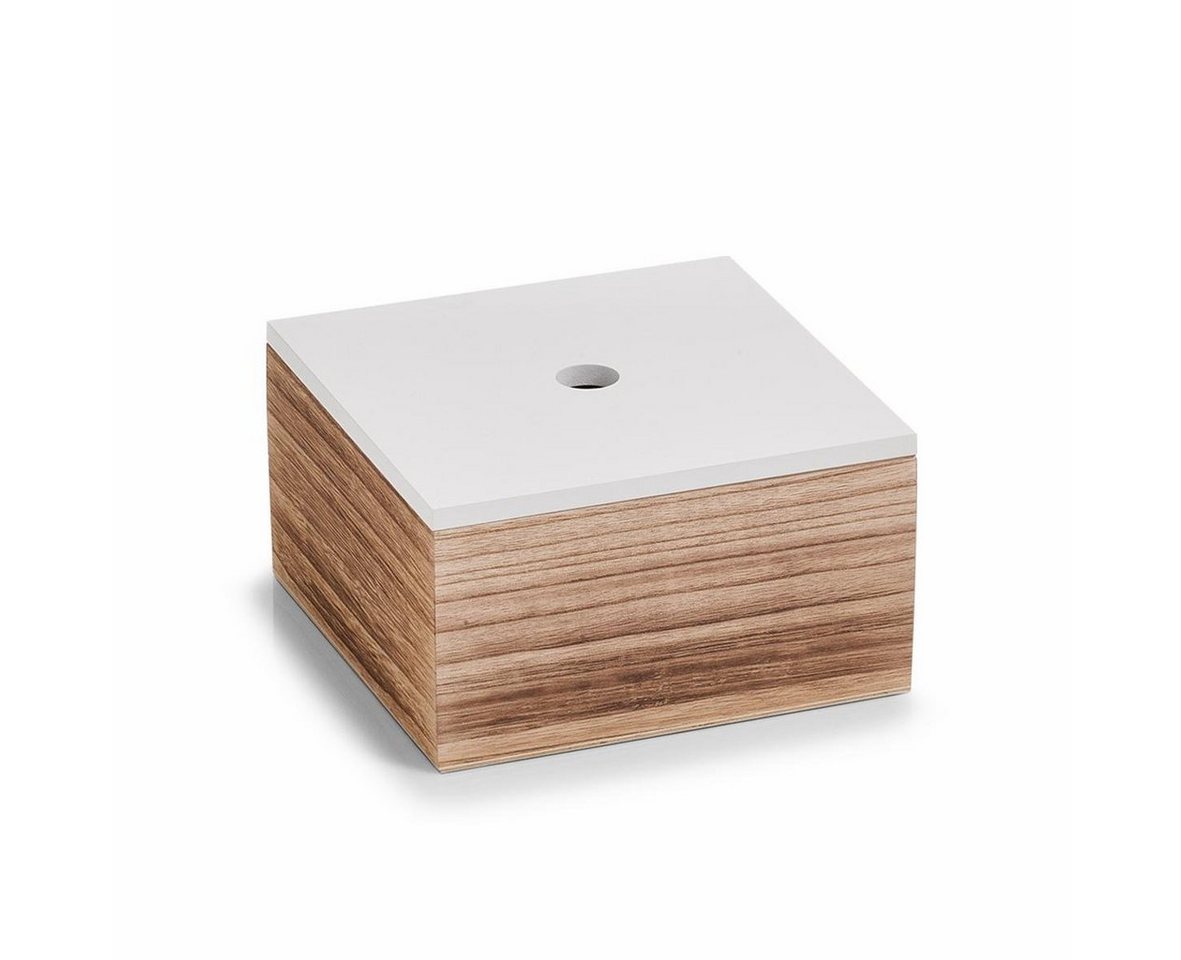Zeller Present Aufbewahrungsbox, 3er Set, Holz, weiß/natur – Bild 4 von 5