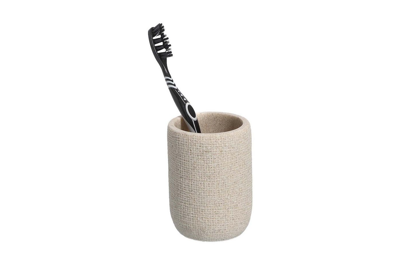 Zeller Present Badaccessoire-Set 3-teiliges Badaccessoire-Set Natural - Beige, Set, 3 tlg., 3-tlg. – Bild 3 von 5