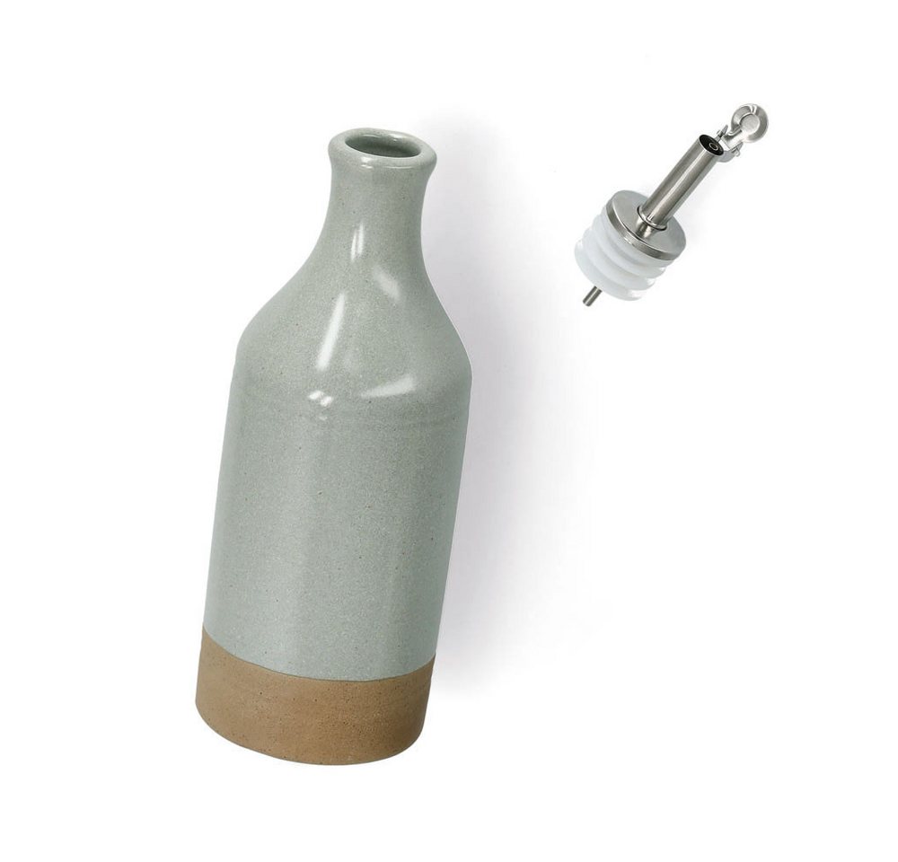 Zeller Present Essigspender Essig-/Ölflasche, 420 ml, Steingut/Edelstahl – Bild 3 von 5