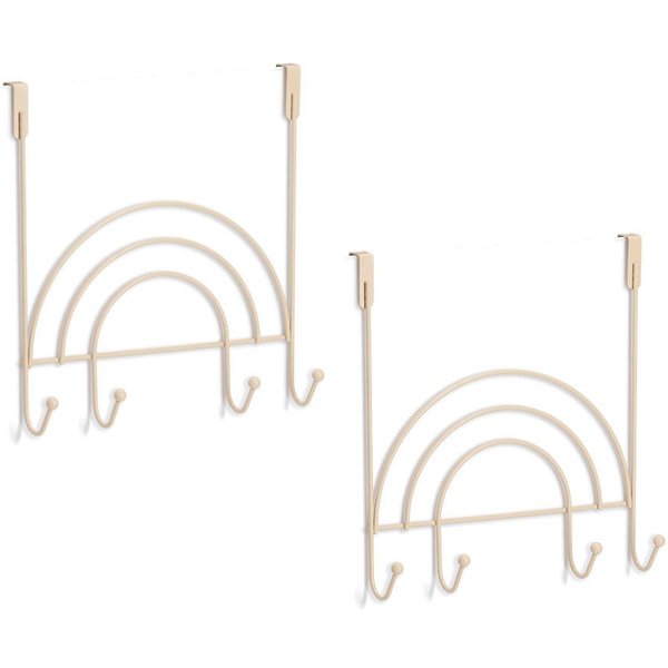 Zeller Present Garderobenleiste (Set, 2 St), Regenbogen Design