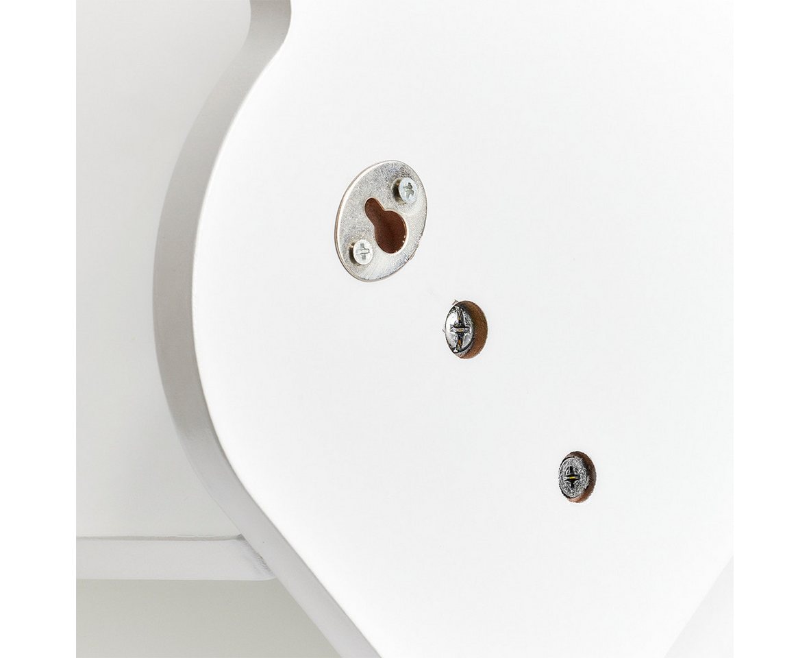 Zeller Present Garderobenleiste Wolke, praktische Wandgarderobe für Kinderjacken im Wolkendesign – Bild 4 von 4