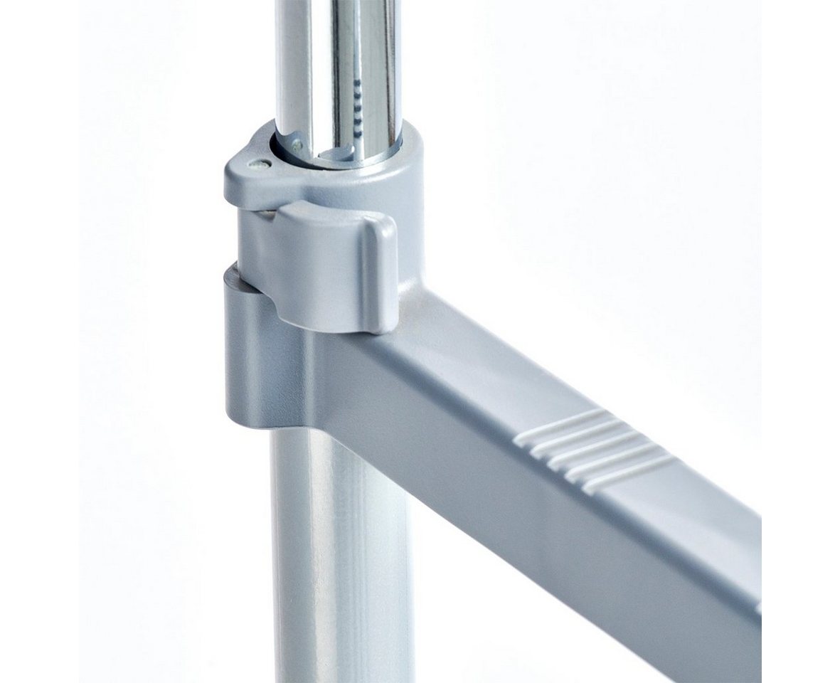 Zeller Present Kleiderständer, auf Rollen, höhenverstellbar 93,5-170 cm – Bild 3 von 4