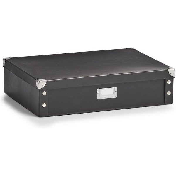 Zeller Present Krawatte n-/Gürtelbox Pappe, schwarz