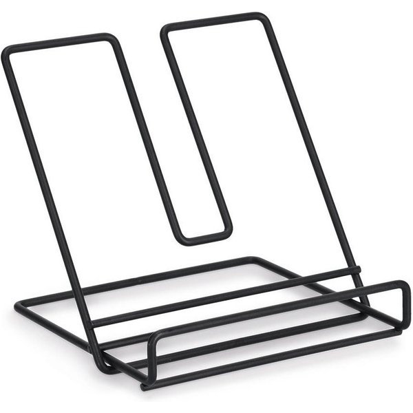 Zeller Present Küchenorganizer-Set Buchständer, Metall, schwarz
