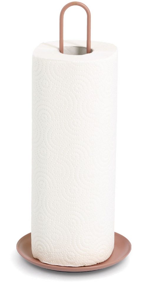 Zeller Present Küchenrollenhalter Mocca, Trendfarbe, standsicher – Bild 2 von 2