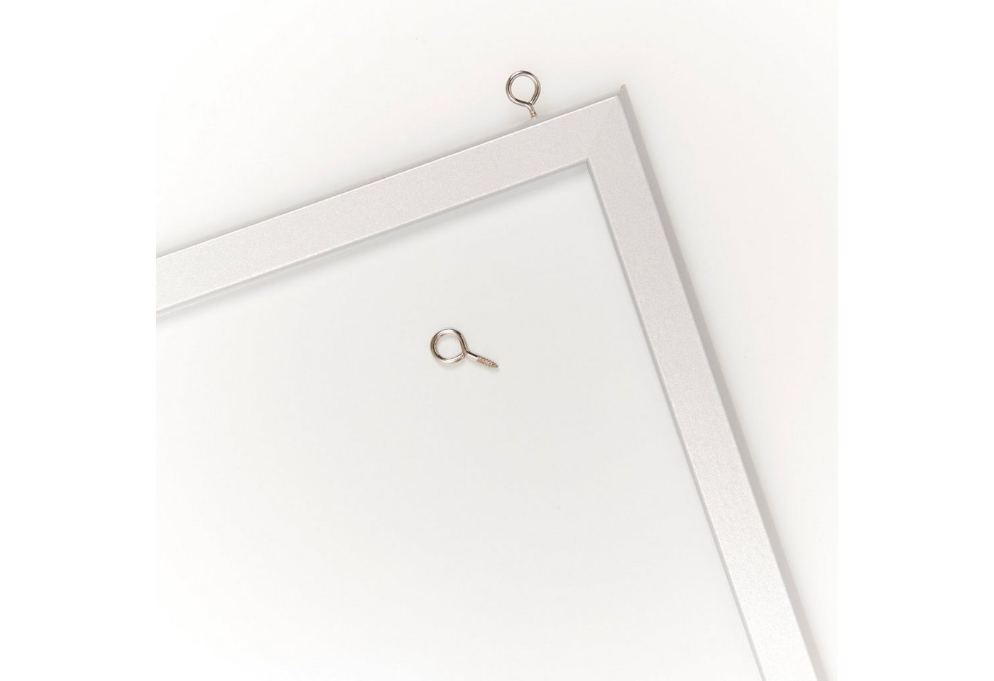 Zeller Present Magnet -/Schreibtafel, alugrau, MDF/magnetisches Feinblech, grau, 20 x 60 cm – Bild 2 von 2