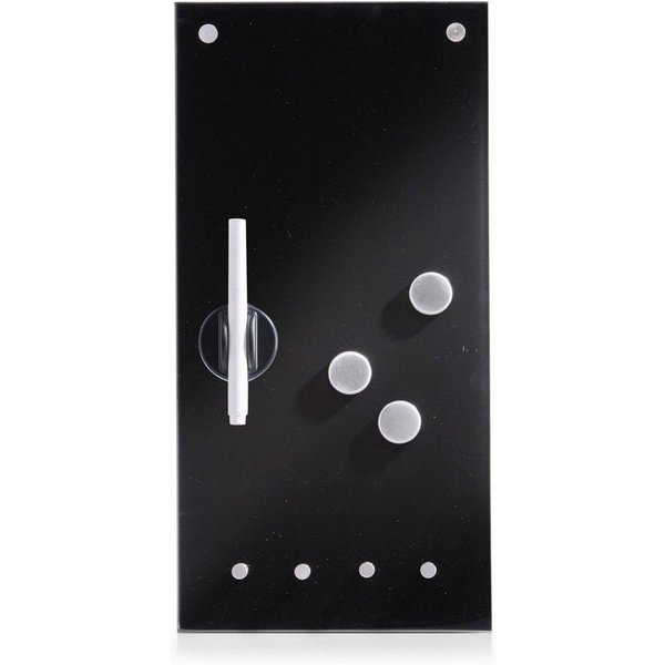 Zeller Present Magnettafel Glas, mit Schlüsselhaken