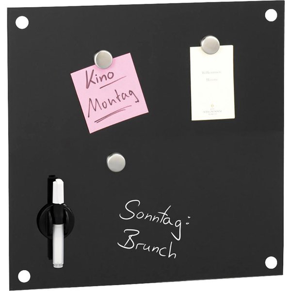 Zeller Present Memoboard Glas, (1-tlg), beschreibbar und magnetisch