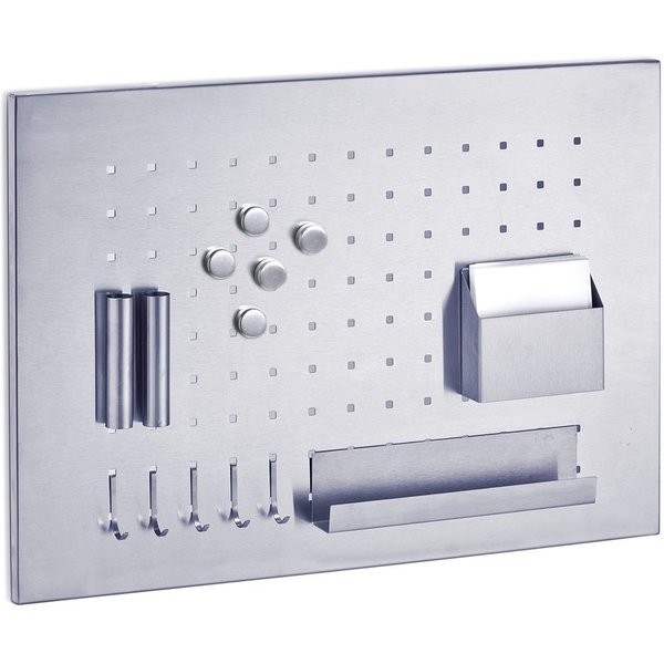 Zeller Present Memoboard, aus Edelstahl