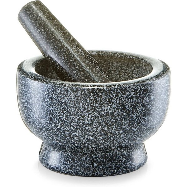 Zeller Present Mörser, (Set, 2-tlg), Granit