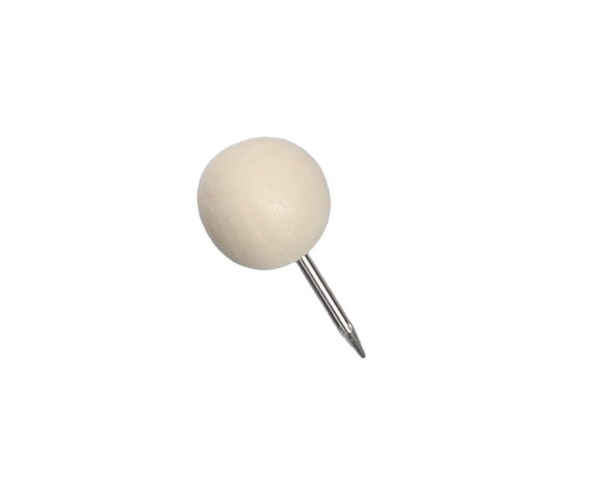 Zeller Present Pins Push--Set, 25-tlg., Holz, ca. Ø 1 x 2 cm – Bild 2 von 3